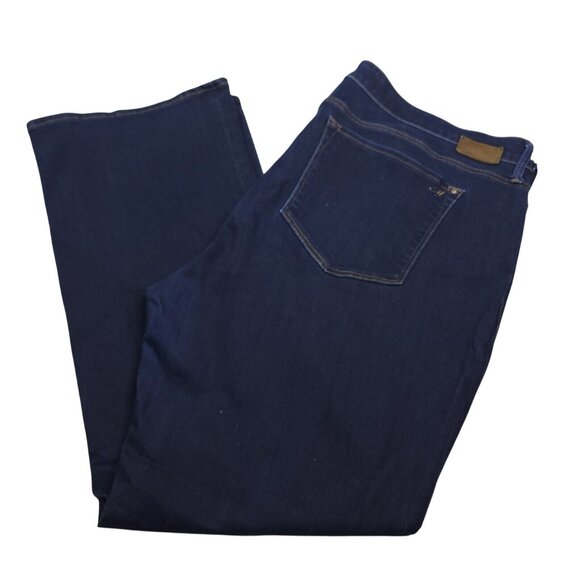 Mavi Jeans Womens Molly Classic Bootcut Plus 22 Dark Wash Mid Rise Stretch - Picture 1 of 10